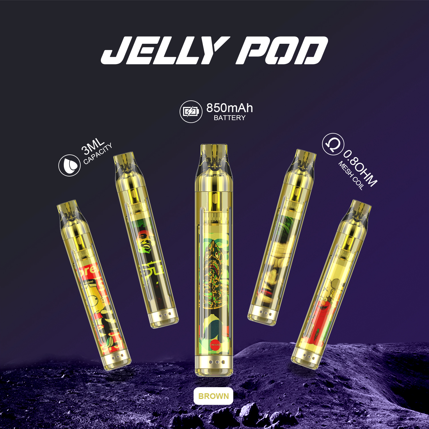 Jelly Pod-Vert
