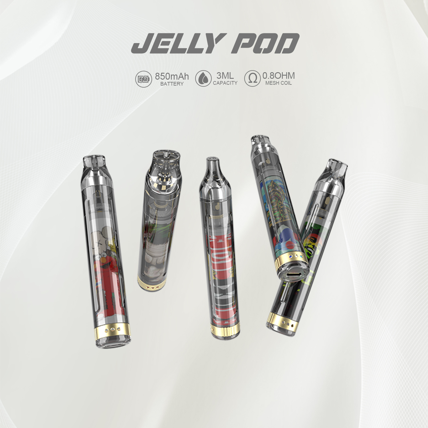 Jelly Pod-Bleu